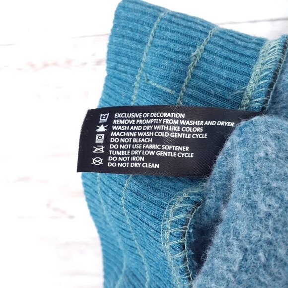 90 Degree by Reflex Womens Sweatpants S Vintage Teal 472A - Picture 4 of 4